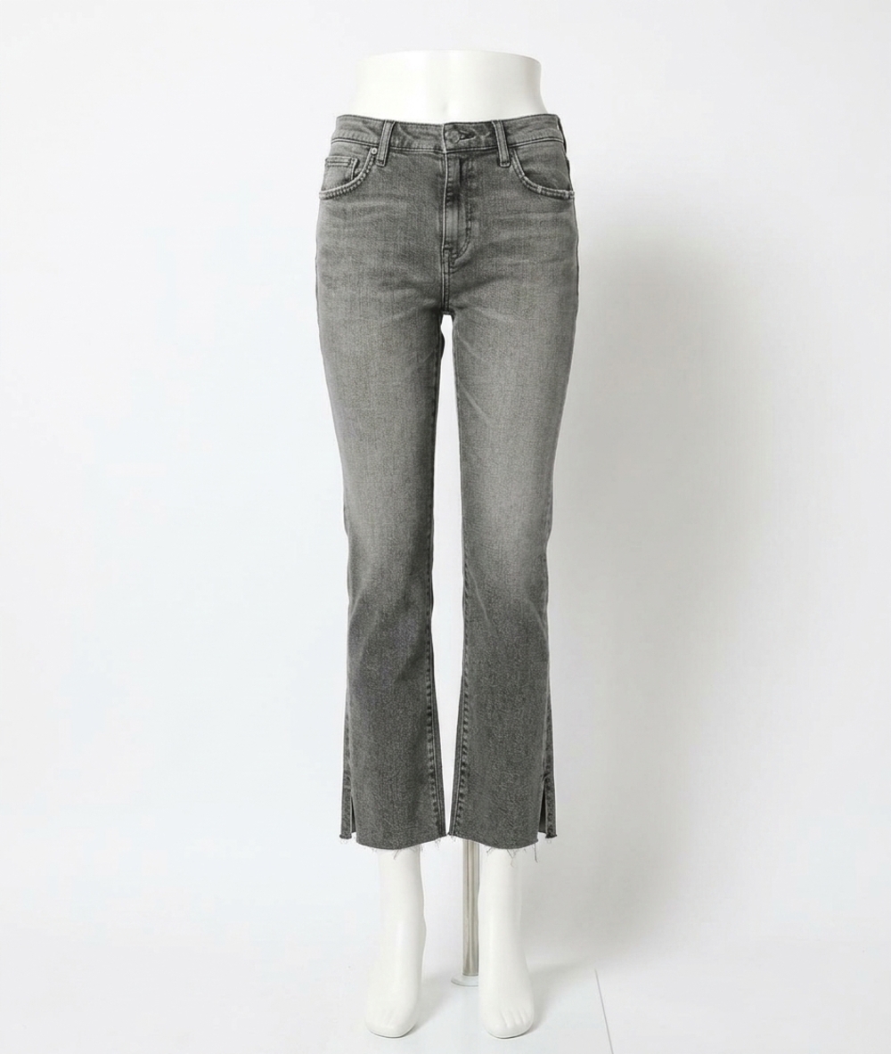 NEW MOUSSY women's seneca flare jean in grey